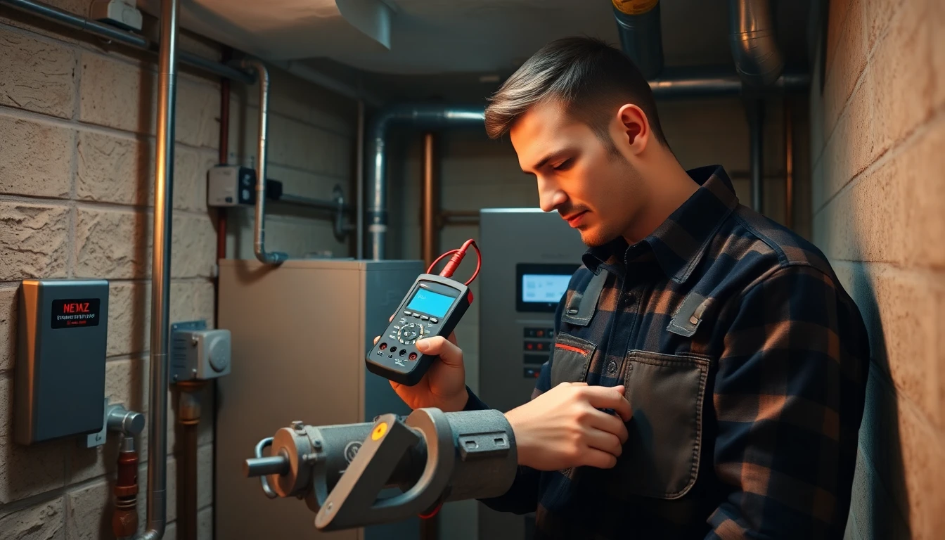 Heating system repair